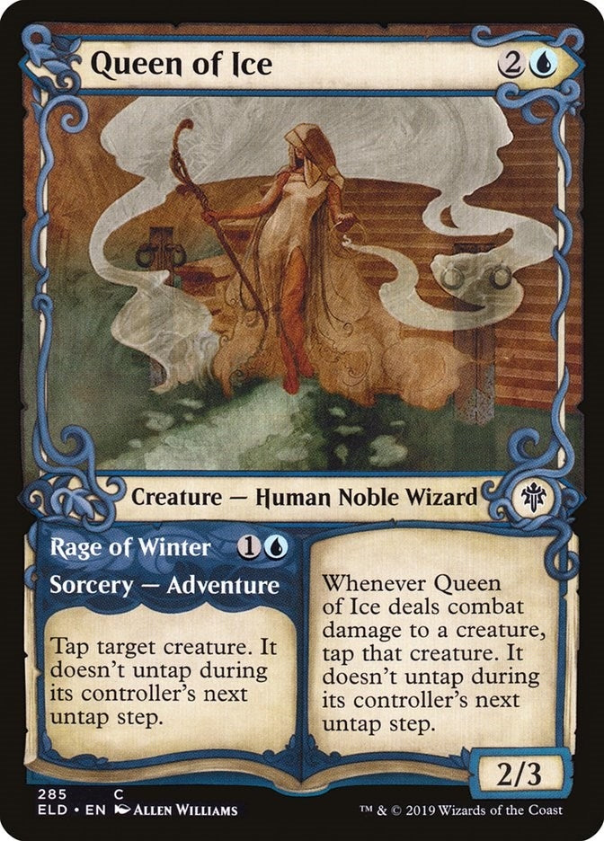 Image for Queen of Ice (Showcase) (285) [Throne of Eldraine] - Magic: The Gathering