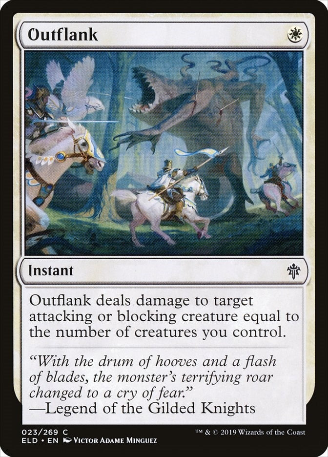 Image for Outflank (23) [Throne of Eldraine] - Magic: The Gathering