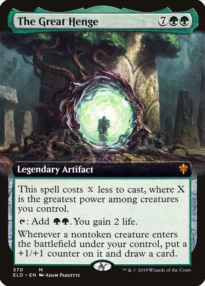 Image for The Great Henge (Extended Art) (370) [Throne of Eldraine] - Magic: The Gathering