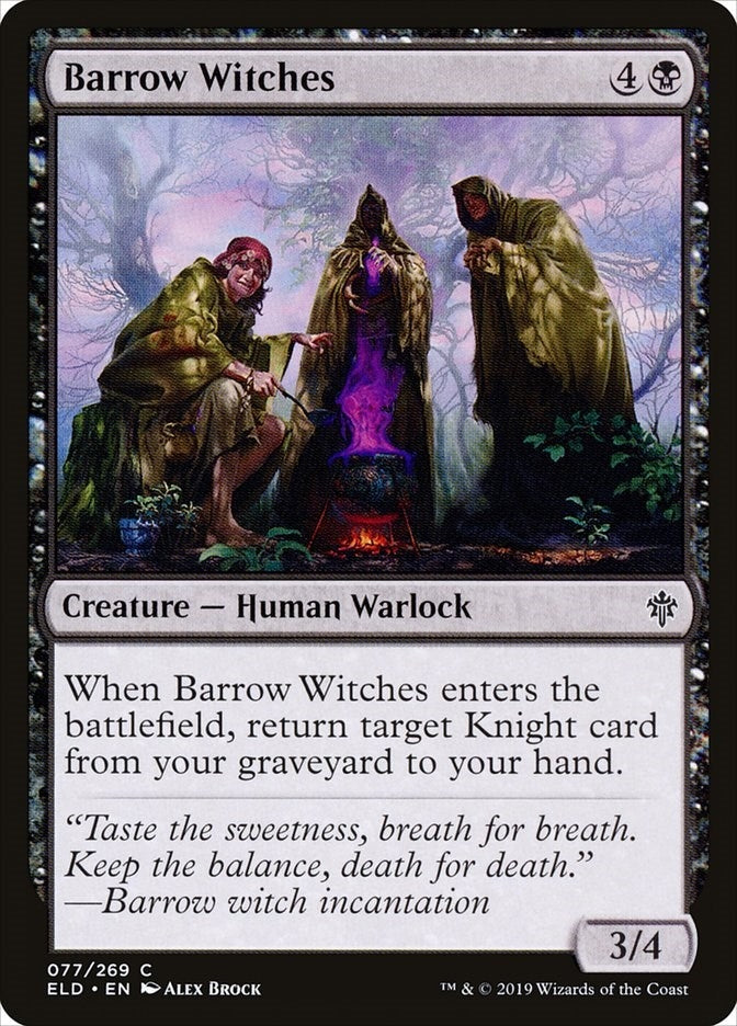 Image for Barrow Witches (77) [Throne of Eldraine] - Magic: The Gathering