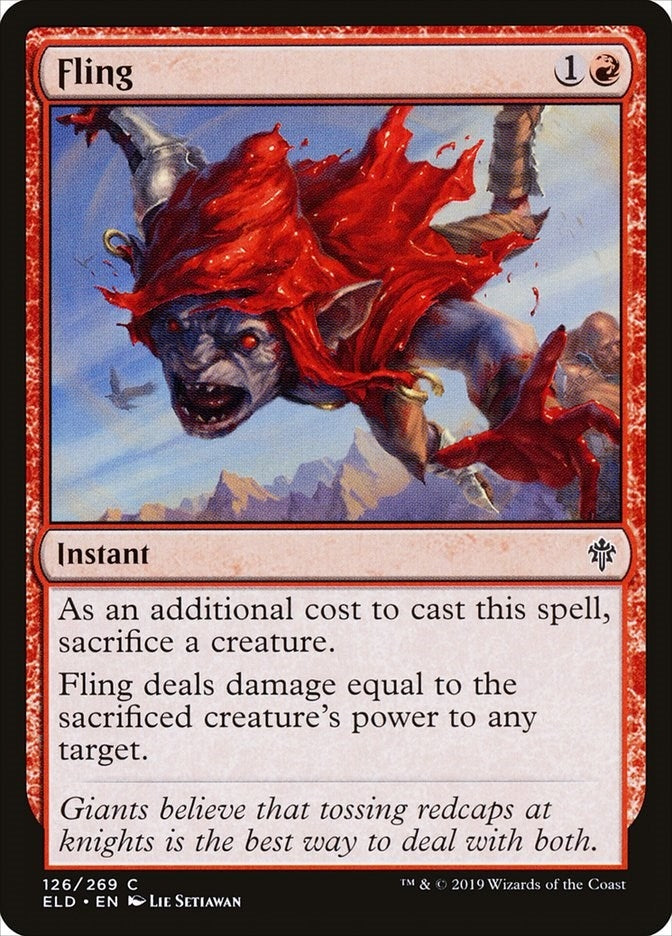 Image for Fling (126) [Throne of Eldraine] - Magic: The Gathering