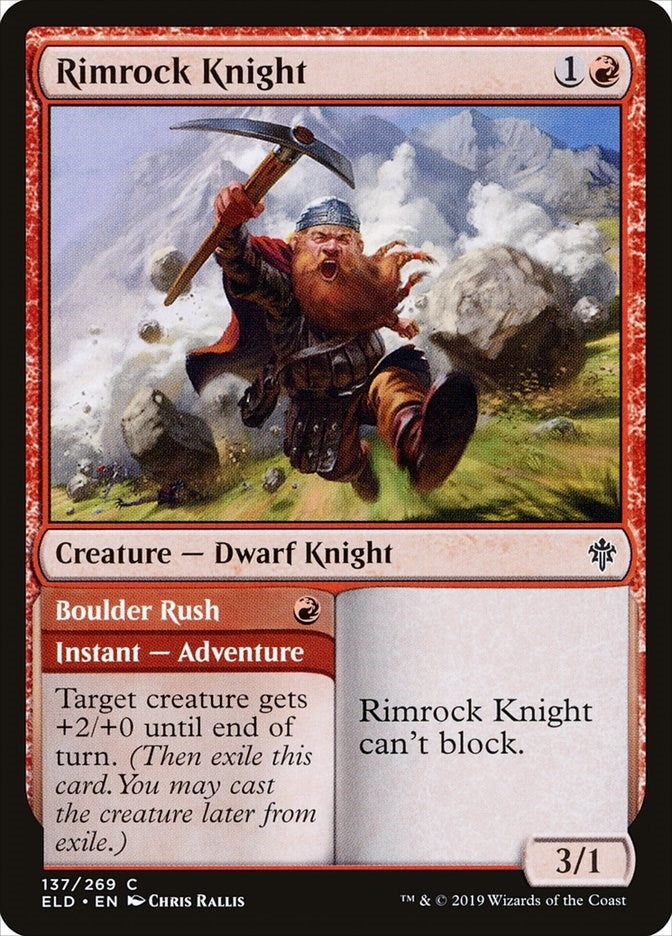 Image for Rimrock Knight (137) [Throne of Eldraine] - Magic: The Gathering