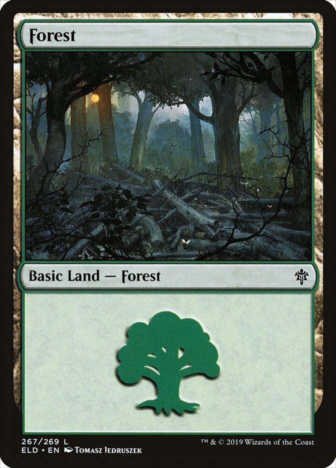 Image for Forest (267) (267) [Throne of Eldraine] - Magic: The Gathering
