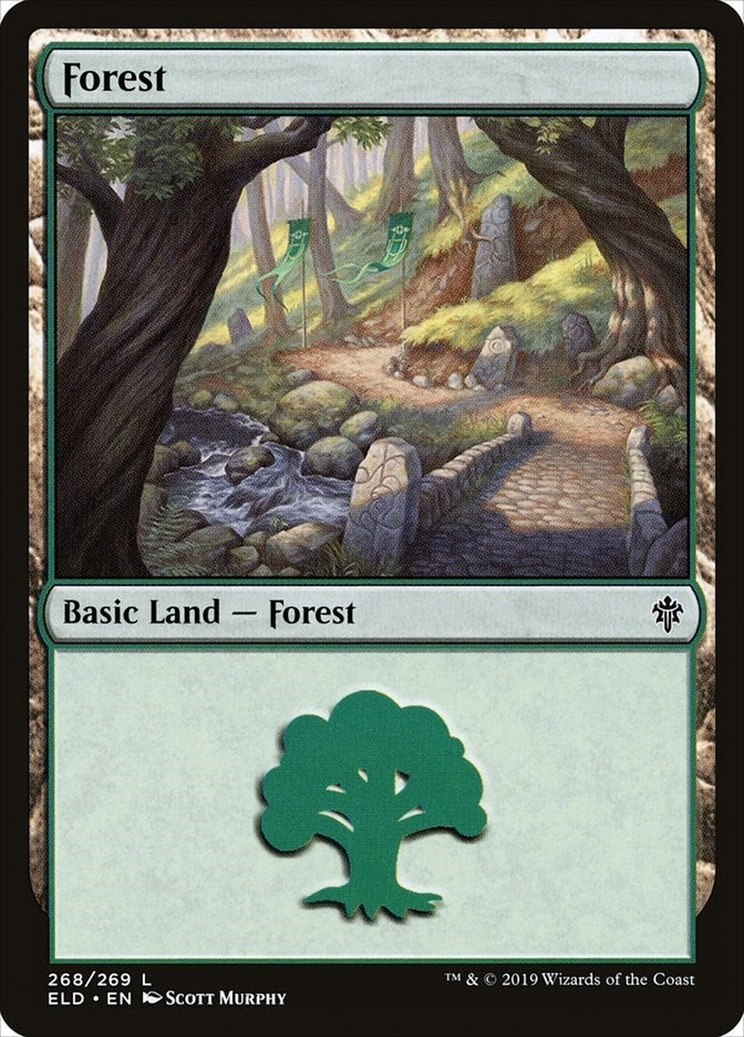 Image for Forest (268) (268) [Throne of Eldraine] - Magic: The Gathering