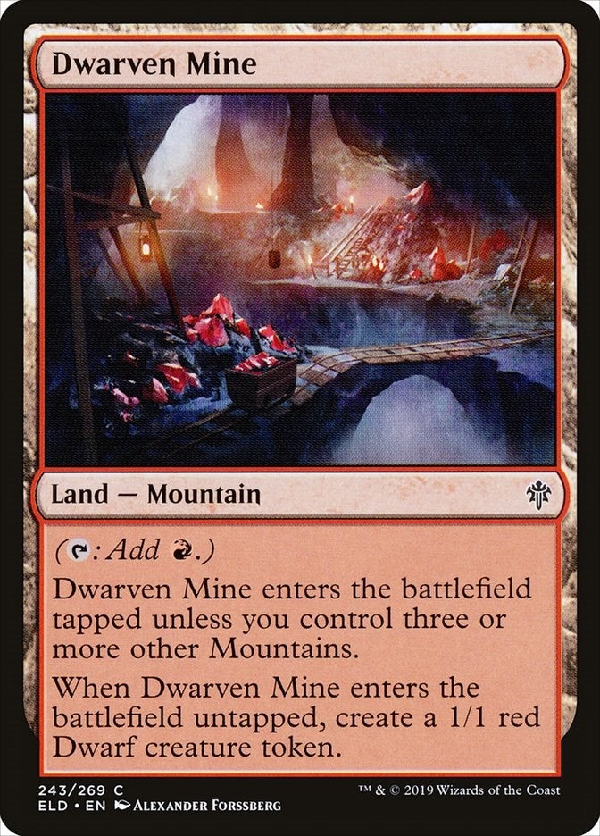 Image for Dwarven Mine (243) [Throne of Eldraine] - Magic: The Gathering