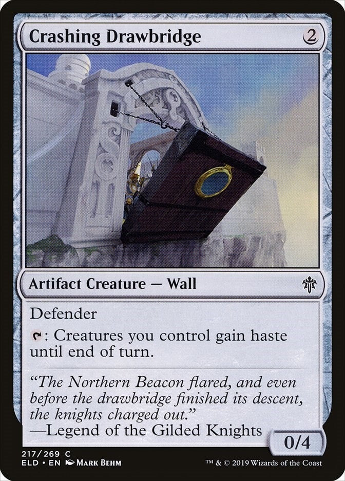 Image for Crashing Drawbridge (217) [Throne of Eldraine] - Magic: The Gathering