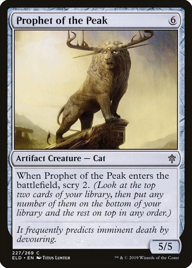 Image for Prophet of the Peak (227) [Throne of Eldraine] - Magic: The Gathering