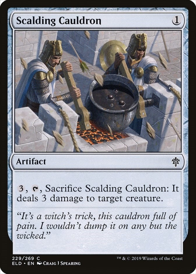 Image for Scalding Cauldron (229) [Throne of Eldraine] - Magic: The Gathering