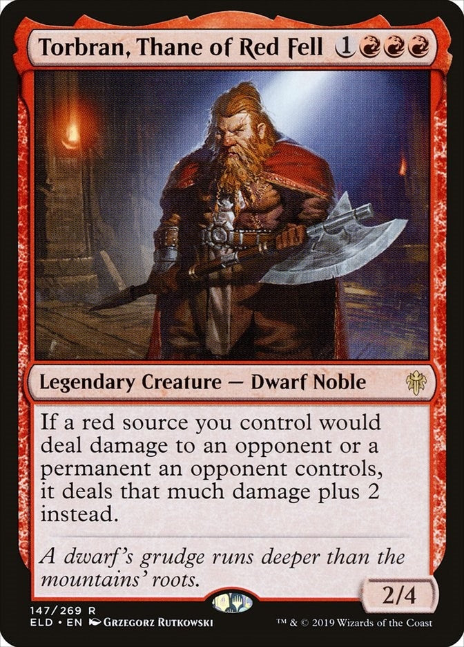 Image for Torbran, Thane of Red Fell (147) [Throne of Eldraine] - Magic: The Gathering