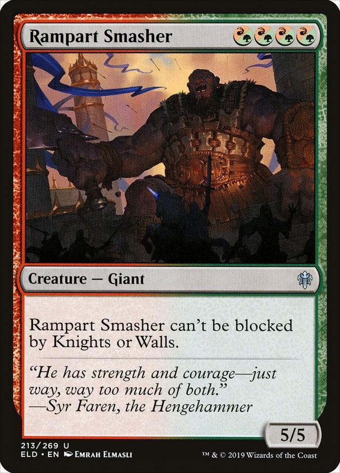 Image for Rampart Smasher (213) [Throne of Eldraine] - Magic: The Gathering