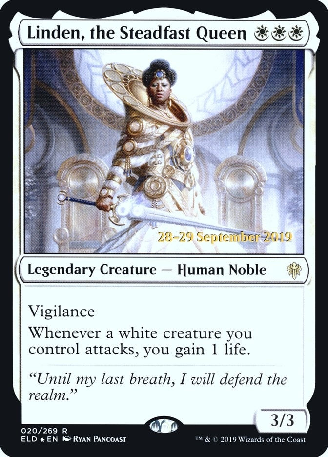 Image for Linden, the Steadfast Queen (20) [Prerelease Cards] - Magic: The Gathering