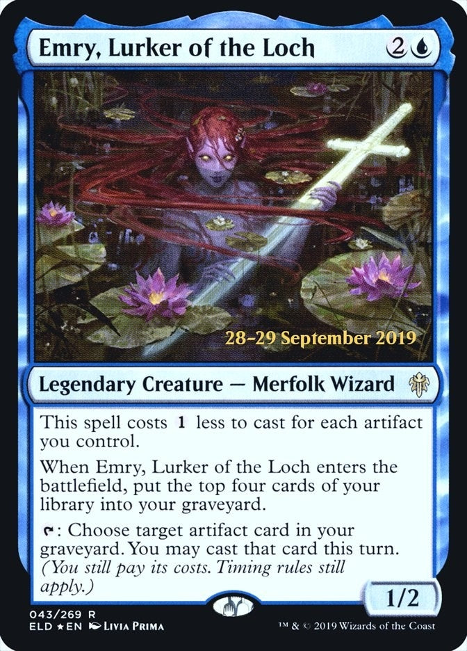Image for Emry, Lurker of the Loch (43) [Prerelease Cards] - Magic: The Gathering