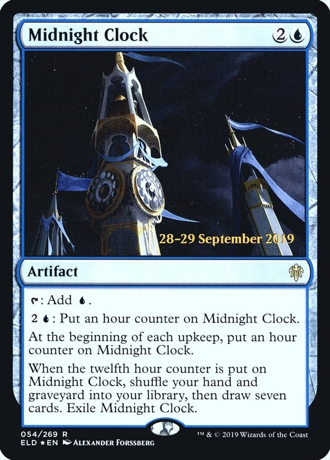 Image for Midnight Clock (54) [Prerelease Cards] - Magic: The Gathering