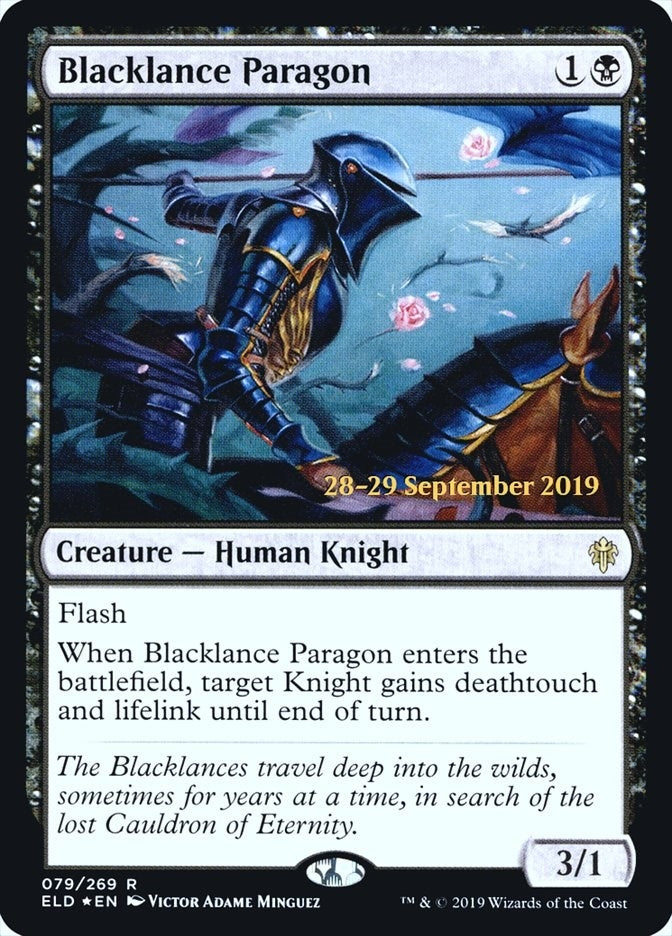 Image for Blacklance Paragon (79) [Prerelease Cards] - Magic: The Gathering