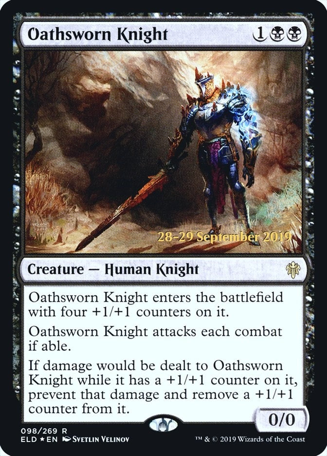 Image for Oathsworn Knight (98) [Prerelease Cards] - Magic: The Gathering