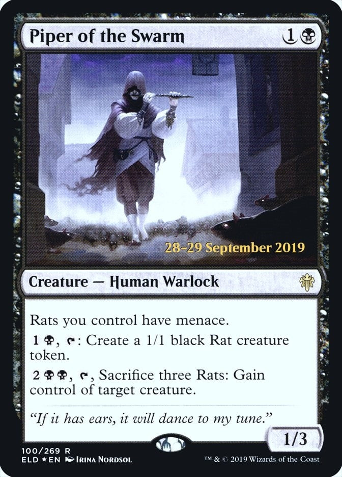 Image for Piper of the Swarm (100) [Prerelease Cards] - Magic: The Gathering