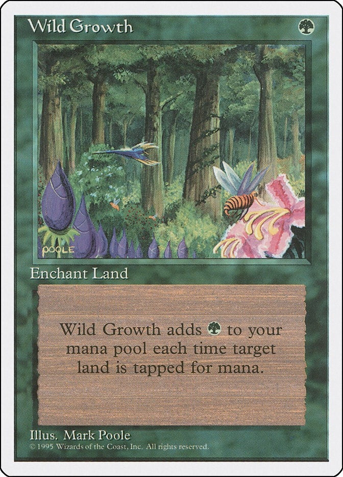 Image for Wild Growth [Fourth Edition] - Magic: The Gathering