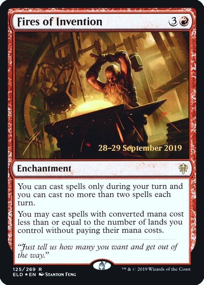 Image for Fires of Invention (125) [Prerelease Cards] - Magic: The Gathering