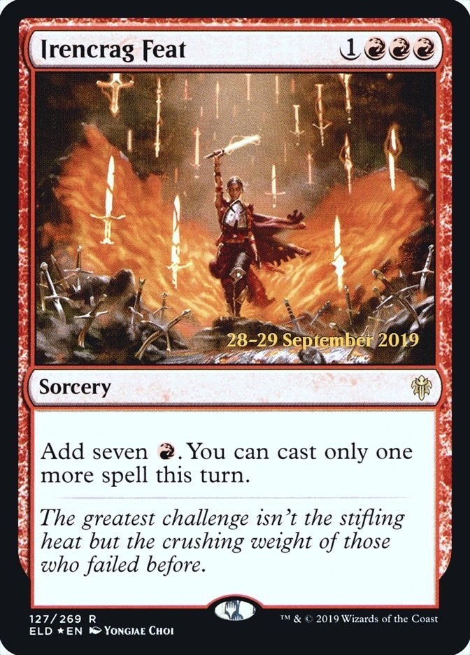 Image for Irencrag Feat (127) [Prerelease Cards] - Magic: The Gathering