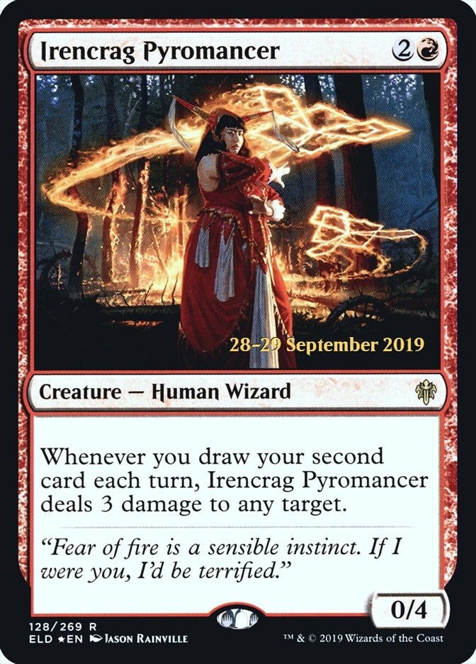Image for Irencrag Pyromancer (128) [Prerelease Cards] - Magic: The Gathering