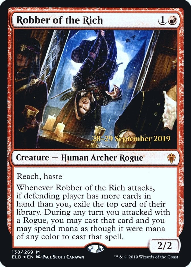 Image for Robber of the Rich (138) [Prerelease Cards] - Magic: The Gathering