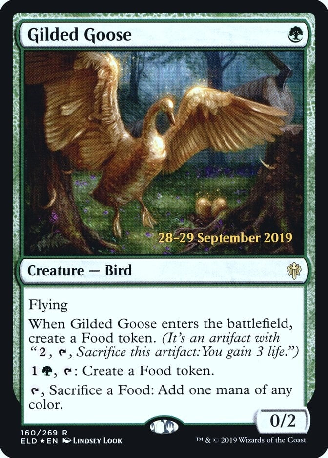 Image for Gilded Goose (160) [Prerelease Cards] - Magic: The Gathering