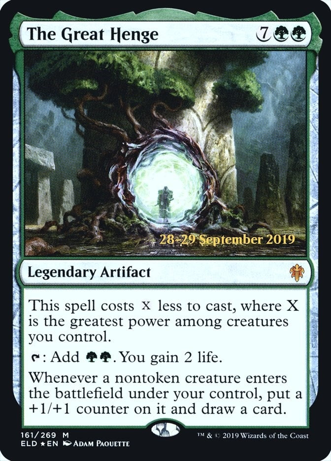 Image for The Great Henge (161) [Prerelease Cards] - Magic: The Gathering