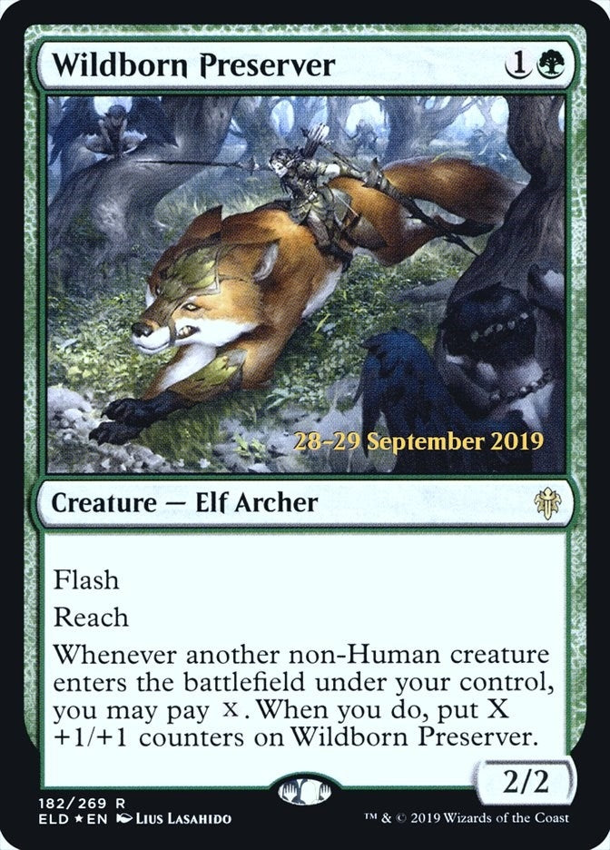 Image for Wildborn Preserver (182) [Prerelease Cards] - Magic: The Gathering
