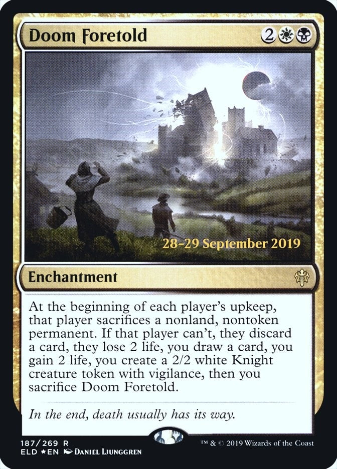 Image for Doom Foretold (187) [Prerelease Cards] - Magic: The Gathering