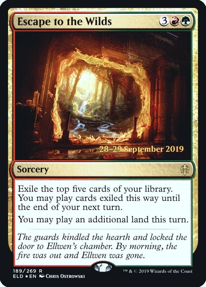 Image for Escape to the Wilds (189) [Prerelease Cards] - Magic: The Gathering