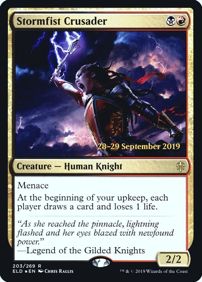 Image for Stormfist Crusader (203) [Prerelease Cards] - Magic: The Gathering