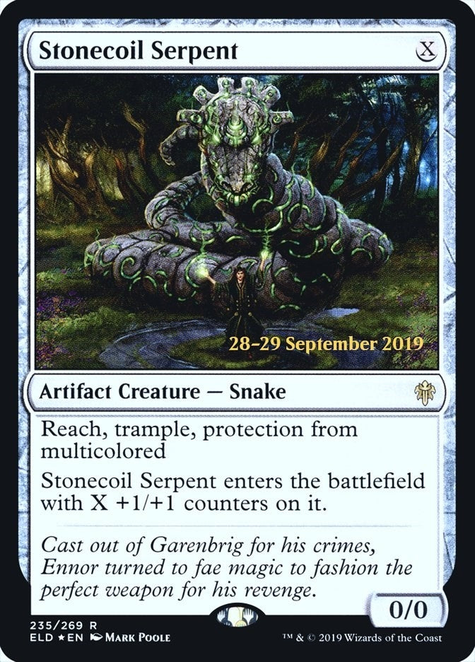 Image for Stonecoil Serpent (235) [Prerelease Cards] - Magic: The Gathering