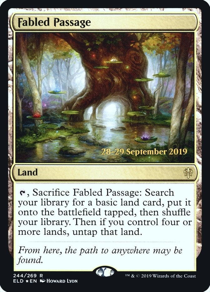 Image for Fabled Passage (ELD) (244) [Prerelease Cards] - Magic: The Gathering
