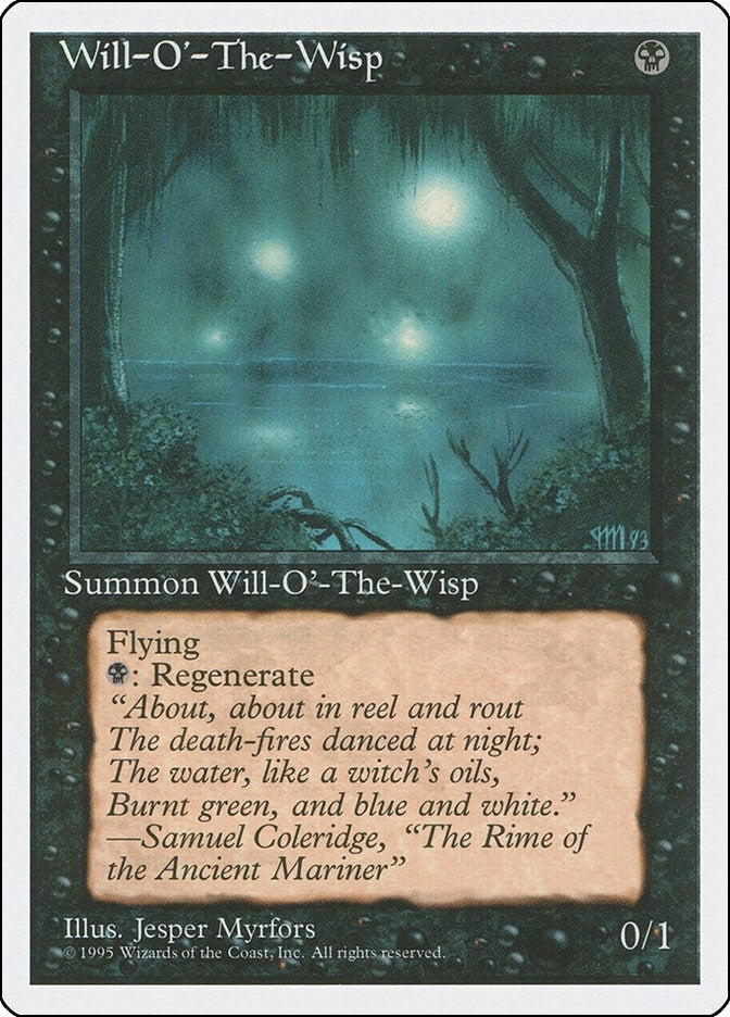 Image for Will-o'-the-Wisp [Fourth Edition] - Magic: The Gathering