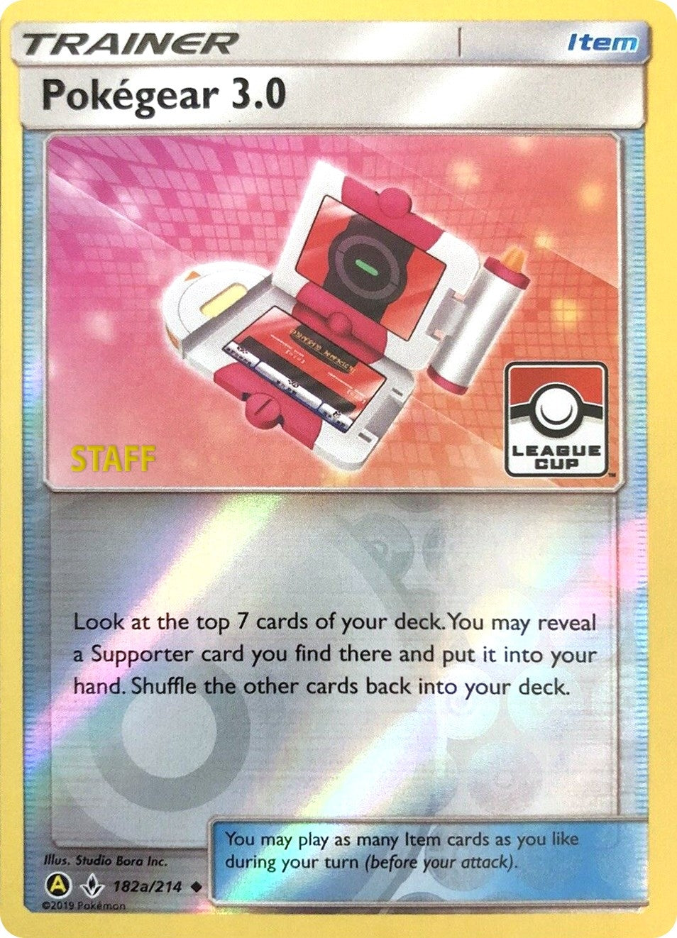 Image for Pokegear 3.0 - 182a/214 (League Cup) [Staff] (182a/214) [League & Championship Cards] - Pokemon