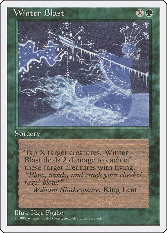 Image for Winter Blast [Fourth Edition] - Magic: The Gathering