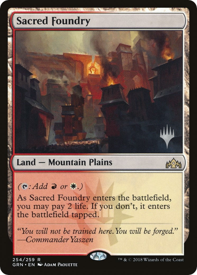 Image for Sacred Foundry (254) [Throne of Eldraine] - Magic: The Gathering