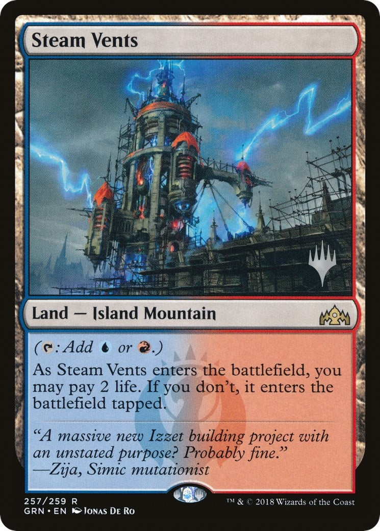 Image for Steam Vents (257) [Throne of Eldraine] - Magic: The Gathering