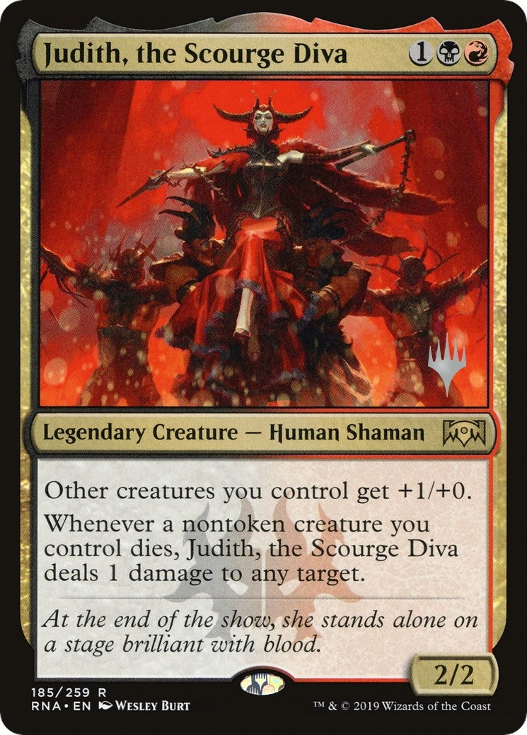 Image for Judith, the Scourge Diva (185) [Throne of Eldraine] - Magic: The Gathering