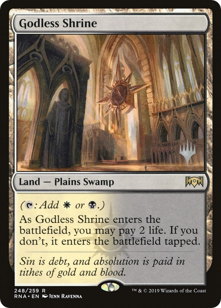 Image for Godless Shrine (248) [Throne of Eldraine] - Magic: The Gathering