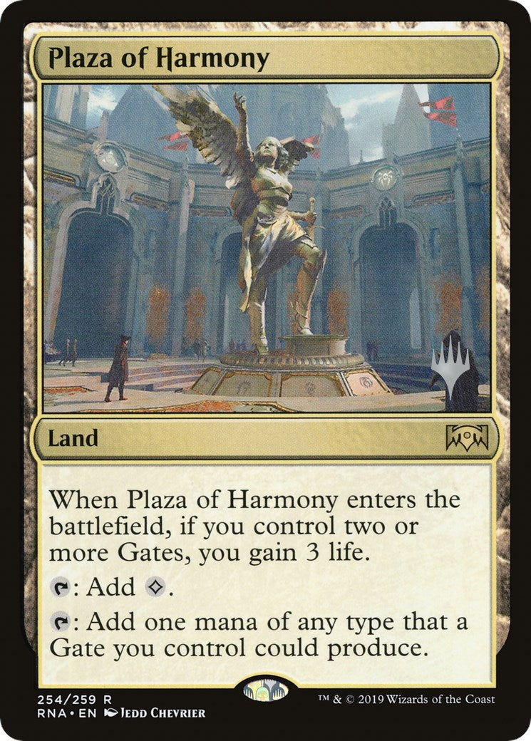 Image for Plaza of Harmony (254) [Throne of Eldraine] - Magic: The Gathering