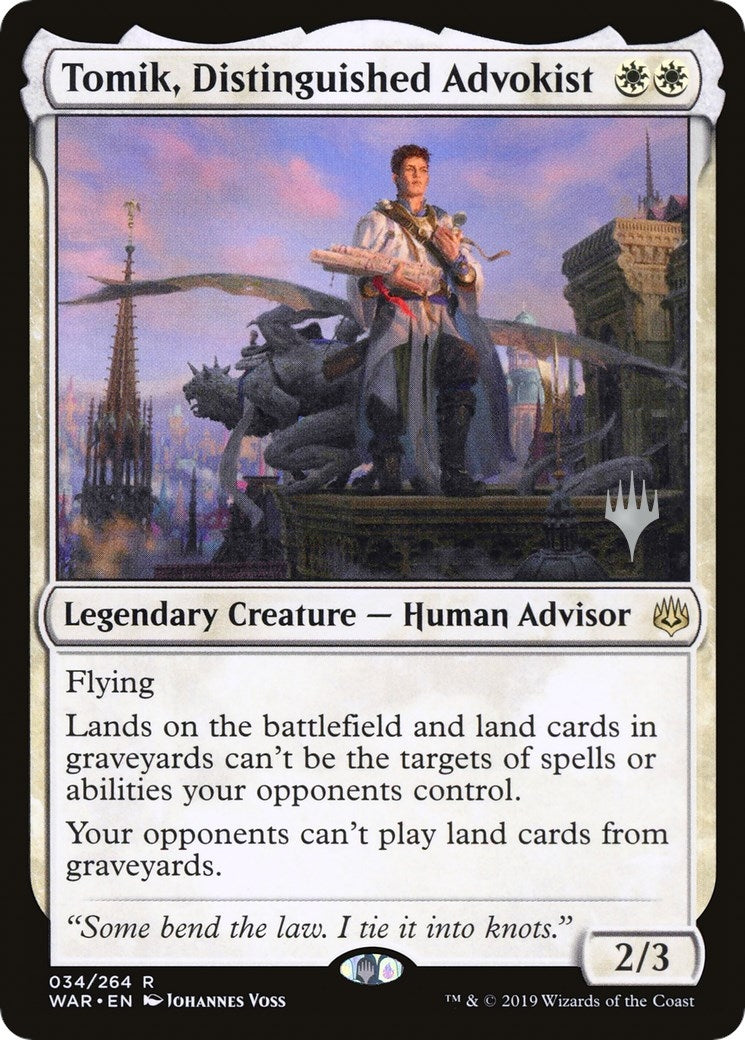 Image for Tomik, Distinguished Advokist (34) [Throne of Eldraine] - Magic: The Gathering