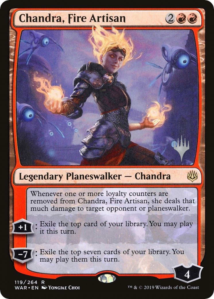 Image for Chandra, Fire Artisan (119) [Throne of Eldraine] - Magic: The Gathering