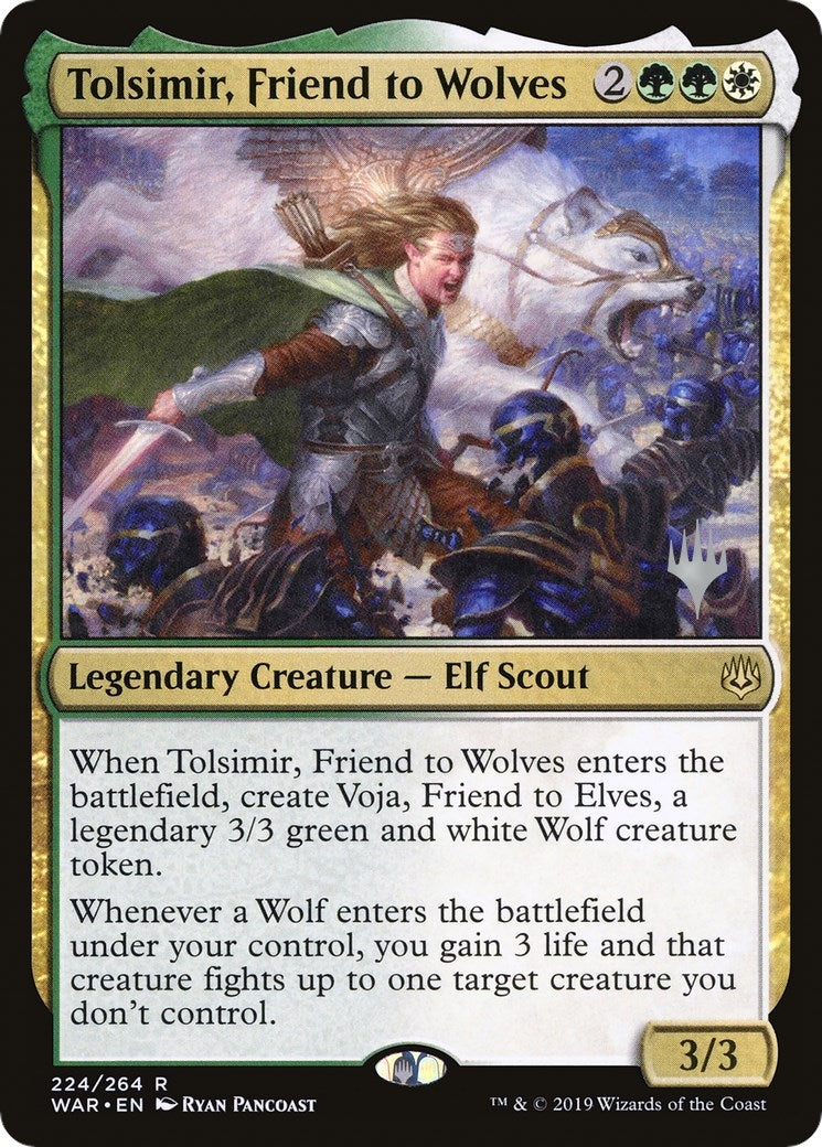 Image for Tolsimir, Friend to Wolves (224) [Throne of Eldraine] - Magic: The Gathering