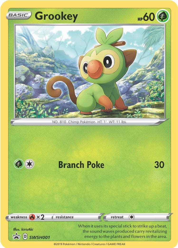 Image for Grookey - SWSH001 (SWSH001) [SWSH: Sword & Shield Promo Cards] - Pokemon