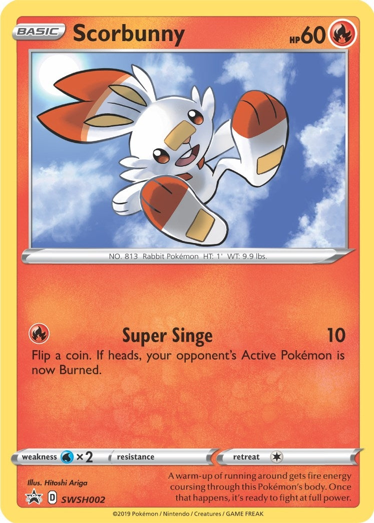 Image for Scorbunny - SWSH002 (SWSH002) [SWSH: Sword & Shield Promo Cards] - Pokemon