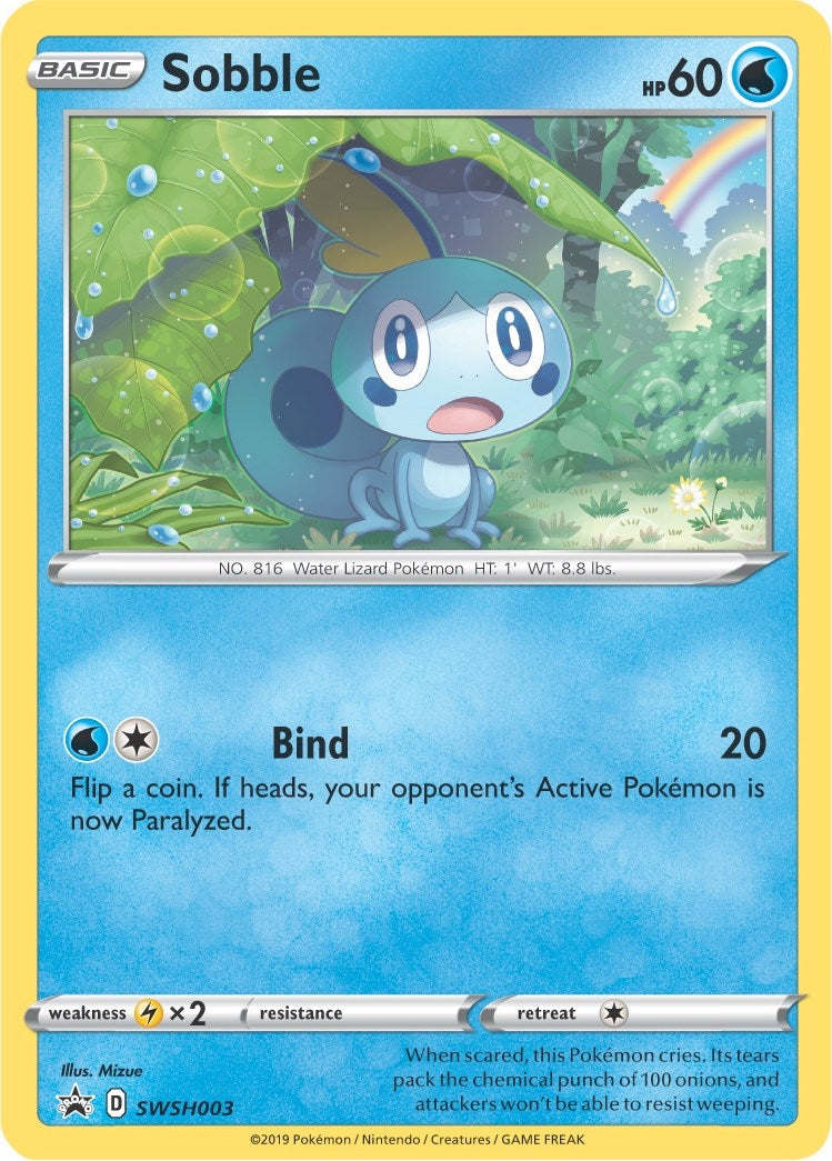 Image for Sobble - SWSH003 (SWSH003) [SWSH: Sword & Shield Promo Cards] - Pokemon