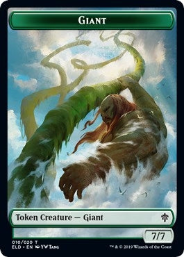 Image for Giant // Food (015) Double-Sided Token (10 // 15) [Throne of Eldraine] - Magic: The Gathering