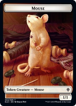 Image for Mouse // Food (018) Double-Sided Token (4 // 18) [Throne of Eldraine] - Magic: The Gathering