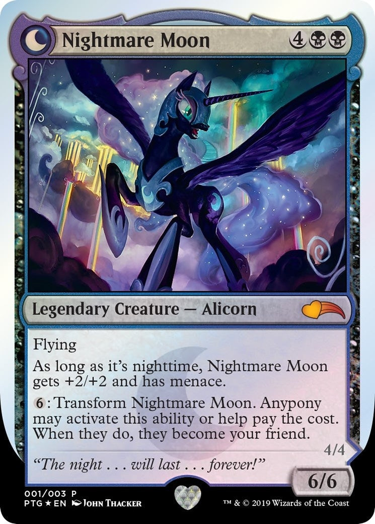 Image for Nightmare Moon // Princess Luna (1) [Ponies: The Galloping] - Magic: The Gathering
